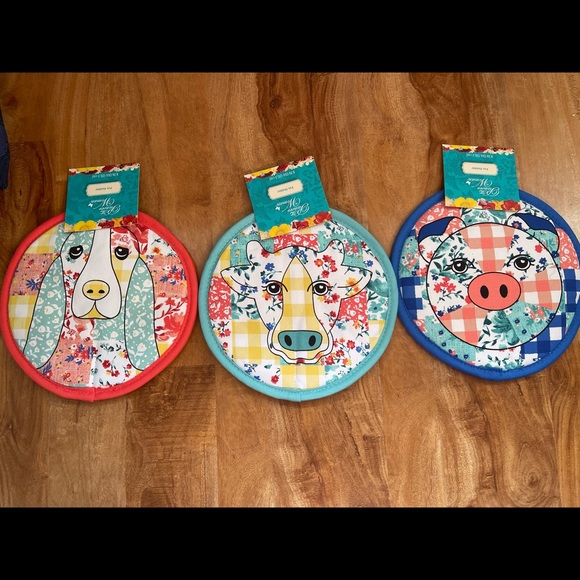 The Pioneer Woman Other New Pioneer Woman Pot Holder Set Of 3